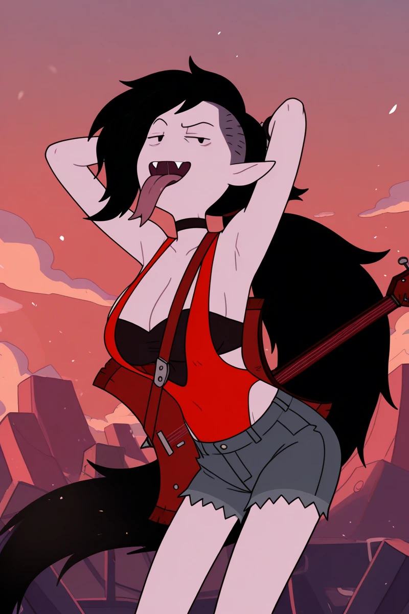 Marceline (Obsidian, rock outfit) - AT: Distant Lands - Illustrious v1.0