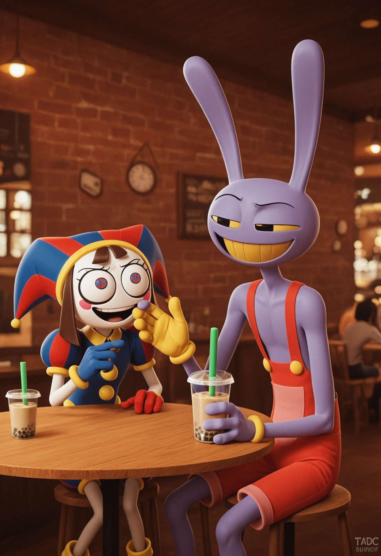 Pomni and Jax | The Amazing Digital Circus Illustrious