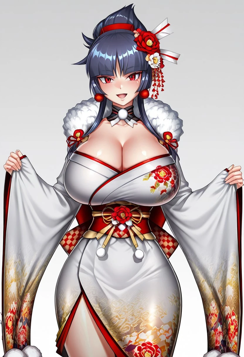 New Year Murasaki Costume - Action taimanin Illustrious
