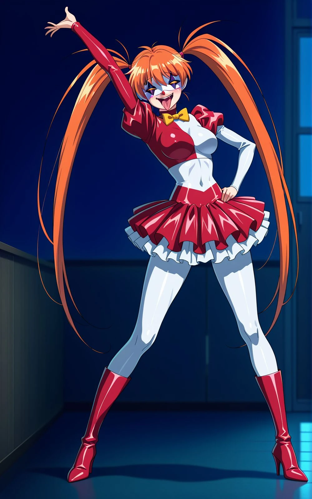 Pierrot Girl Attire, Possessed by Pierrot Demon, Hell Teacher Nube v1.0