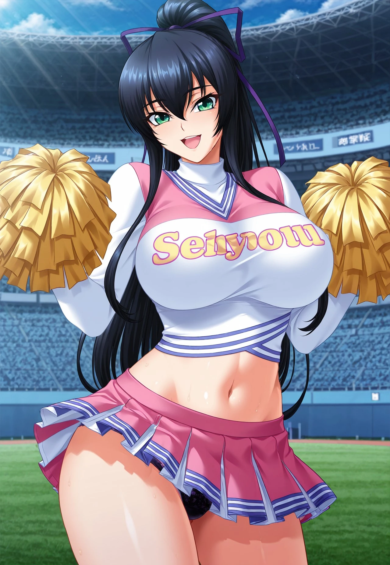 [SPECIAL REQUEST] Ikegami Tsubaki - Ura Kyoushi ~Haitoku no In'etsu Jugyou~ Cheerleader