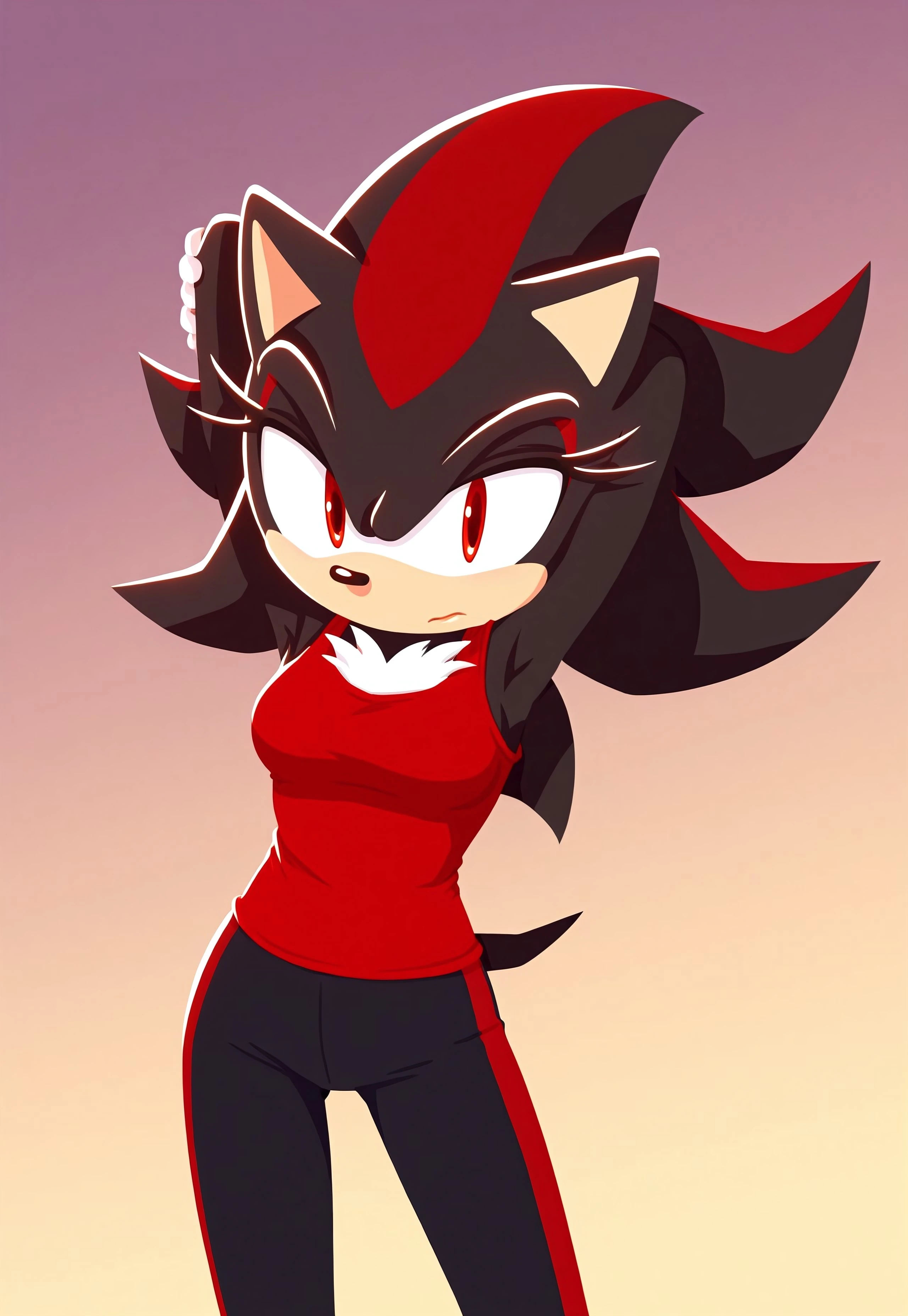 Transfem Shadow the Hedgehog - Sonic Character V1