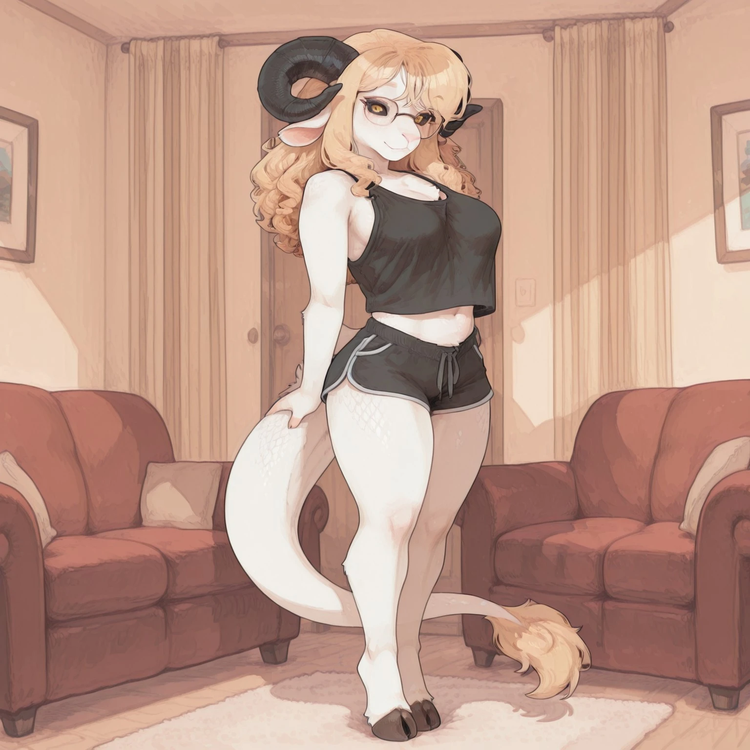 Vee the Dragon Goat [OC owned by RaskyBoi] V1