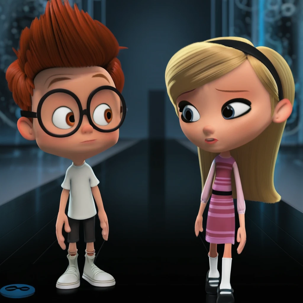 Mr. Peabody & Sherman Characters - Mr. Peabody , Sherman, Penny, King Tut - Pony Pony