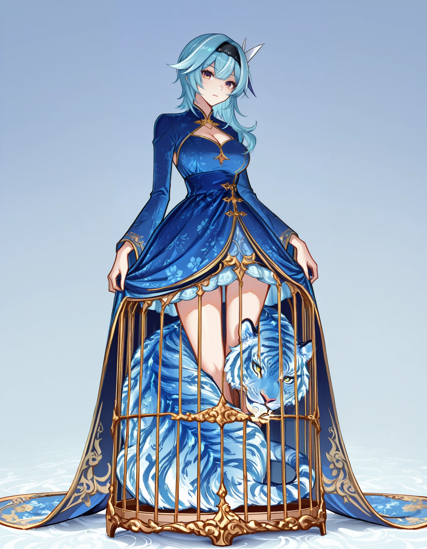 Caged Tiger Dress