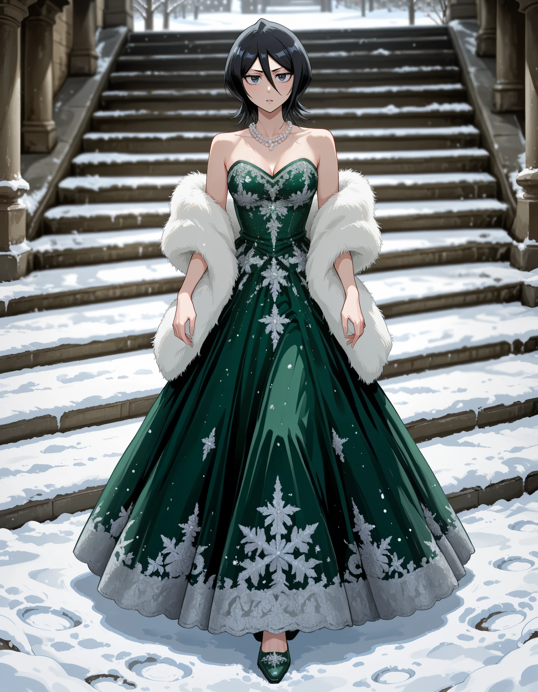 Malachite Empress Gown