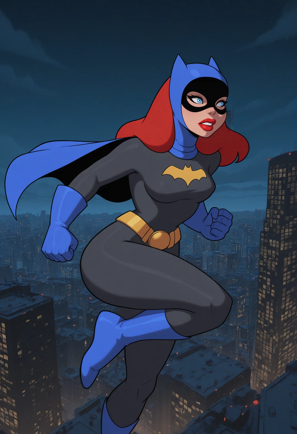 Barbara "Babs" Gordon, Batgirl, (Batman: The Animated Series), LoRA, Illustrious XL v1.0, Illustrious