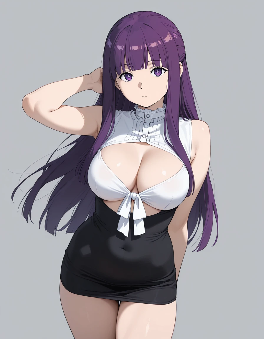 Clothing: Black and white dress v1.0