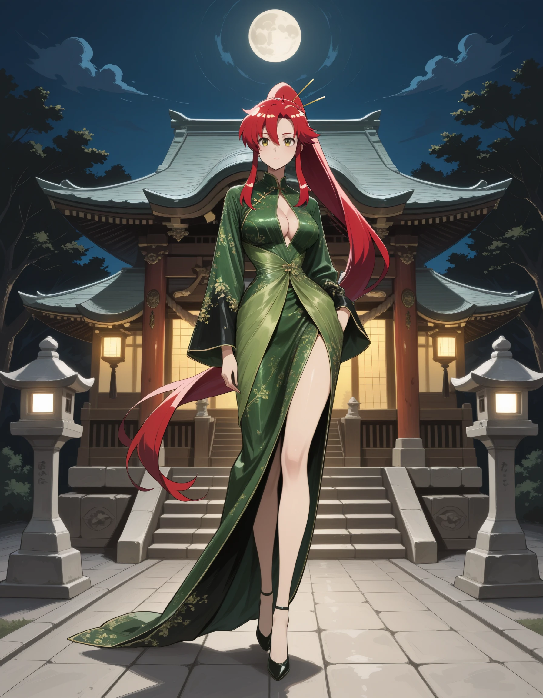 Banana Leaf China Dress