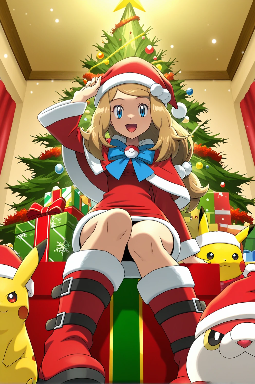 Serena Christmas Outfit | Pokemon Illustrious