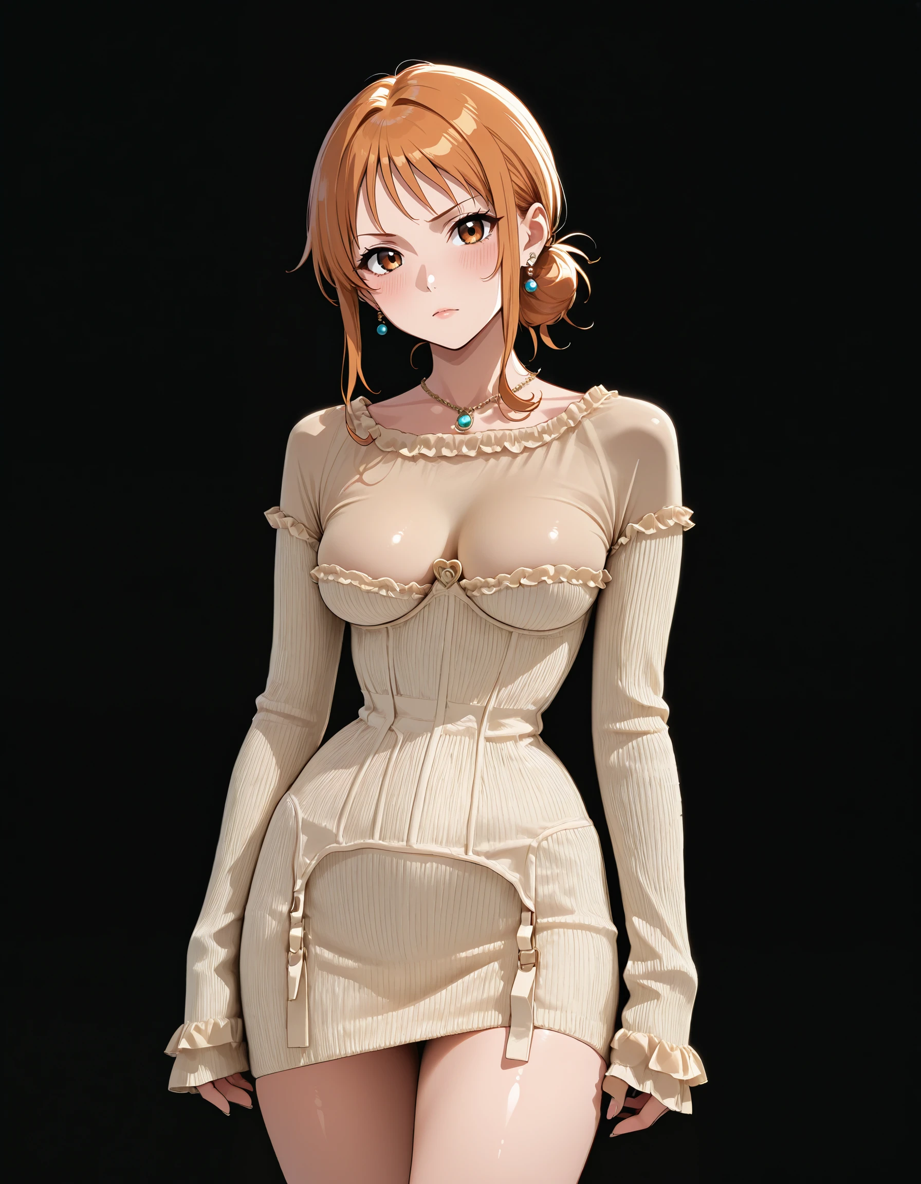 Ruffled Regency Corset Dress illust