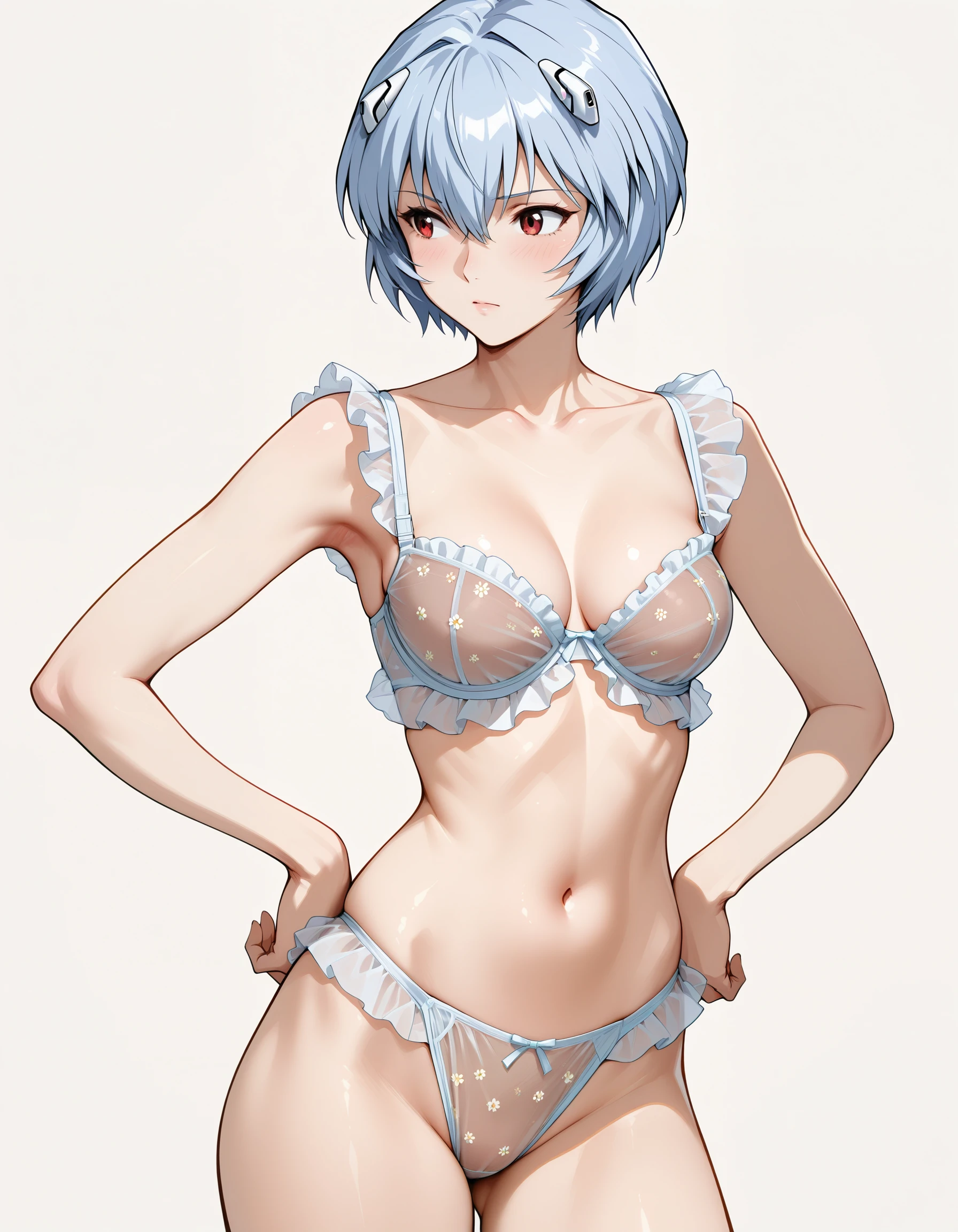 Paquerette Sheer Frilled Lingerie illust