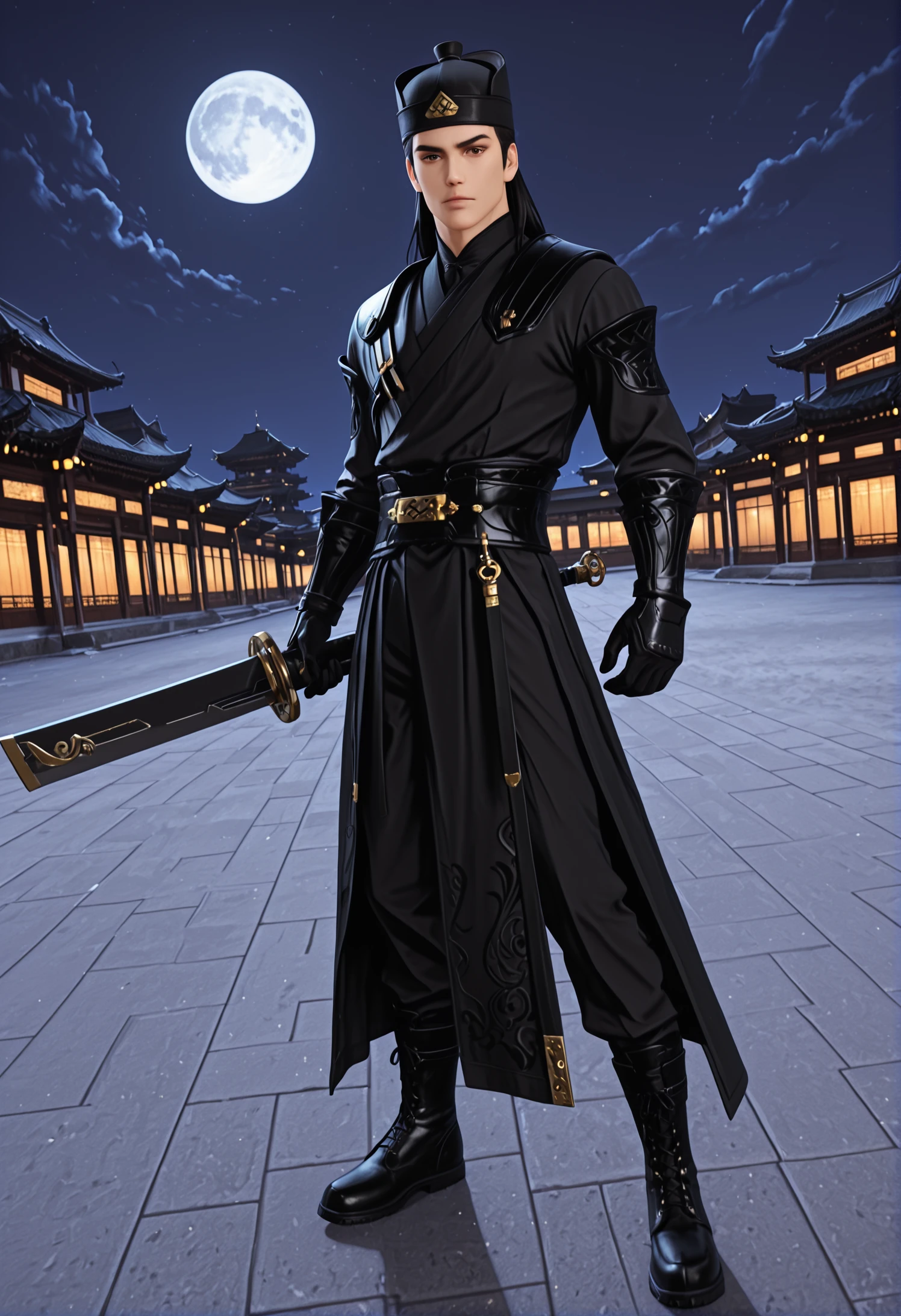 Male uniform of Templar@Moonlight Blade V1