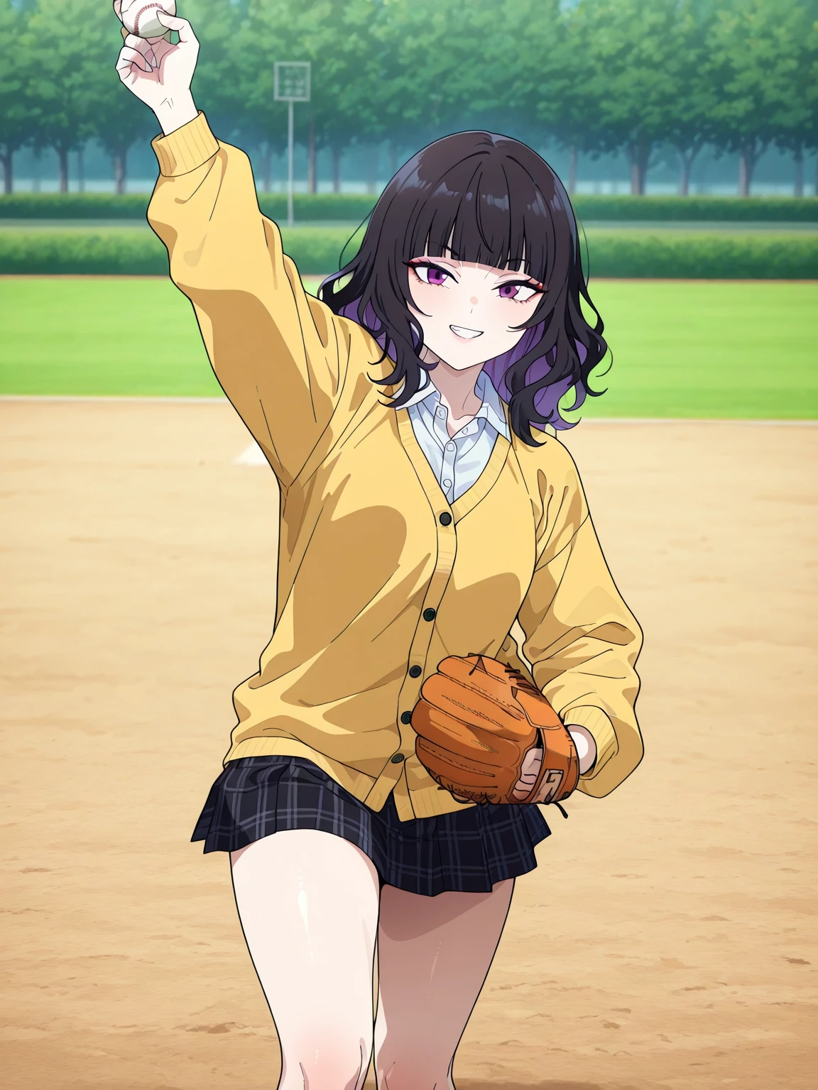 Baseball pitching pose / Pose LoRA v2.0 TypeB
