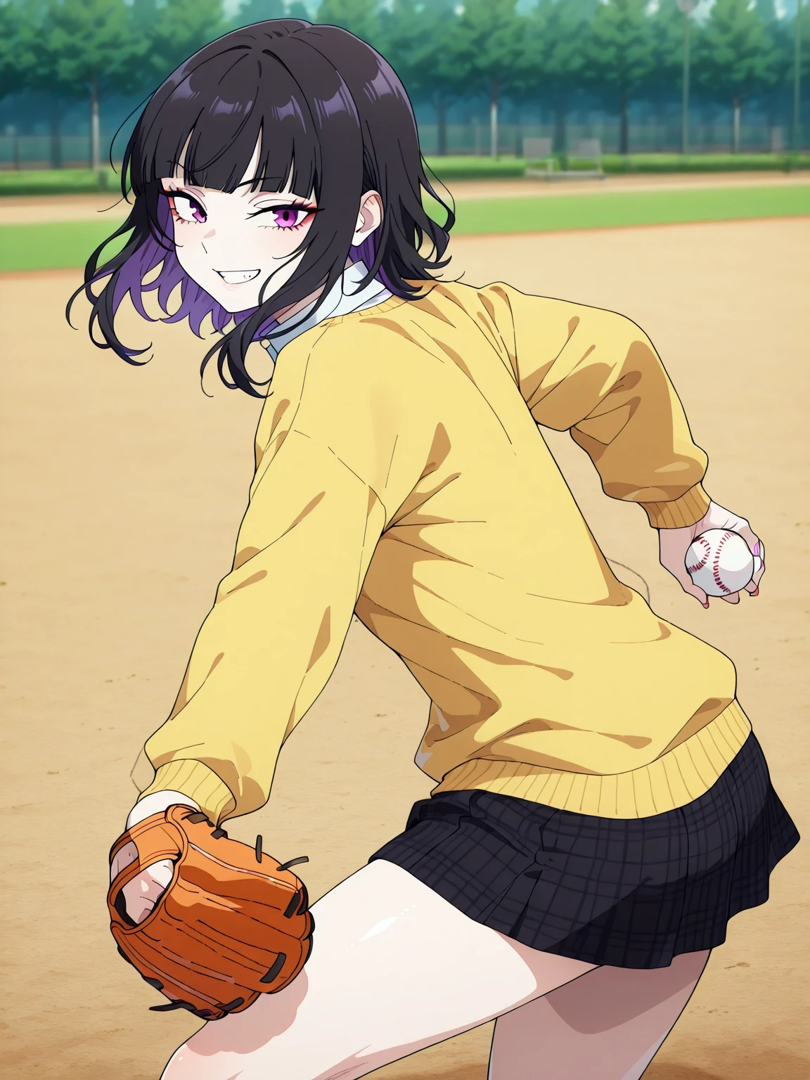 Baseball pitching pose / Pose LoRA v2.0 TypeD