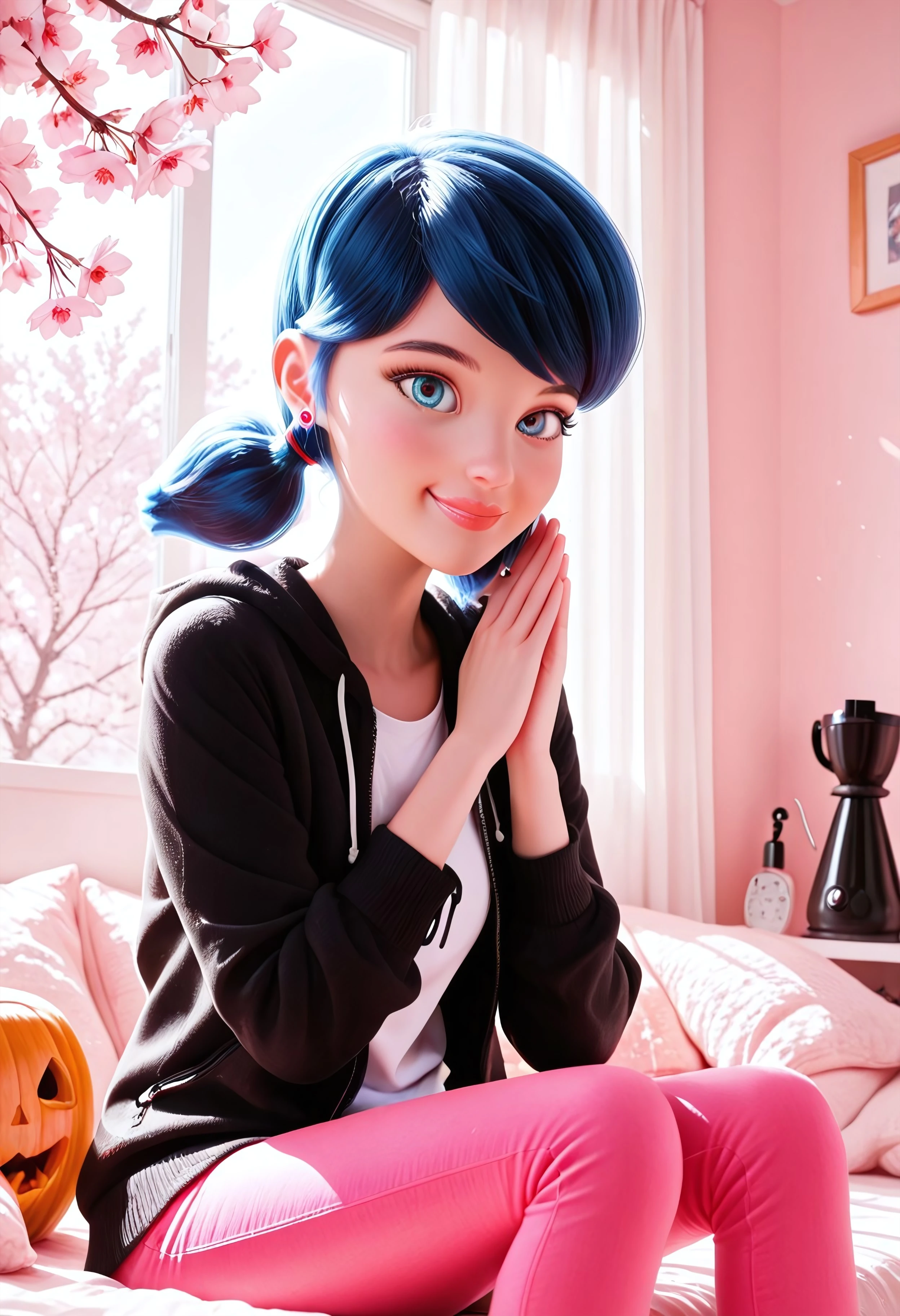 [Character/Illustrious-XL] Marinette Dupain-Cheng Style-PumpkinCat [Miraculous Ladybug Series] Marinette [llustrious]