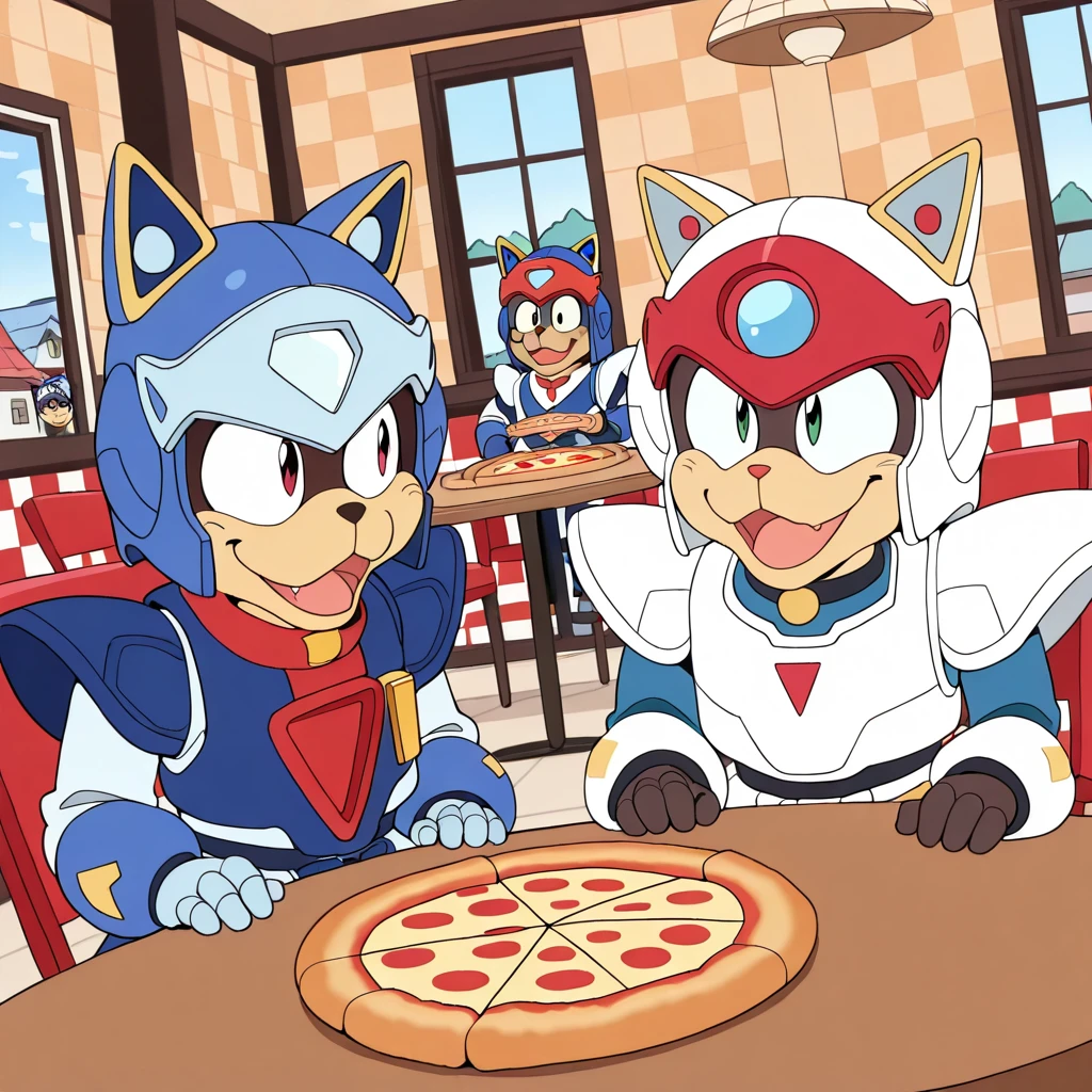 Speedy Cerviche and Guido Anchovy - Samurai Pizza Cats [Illustrious] v1.0