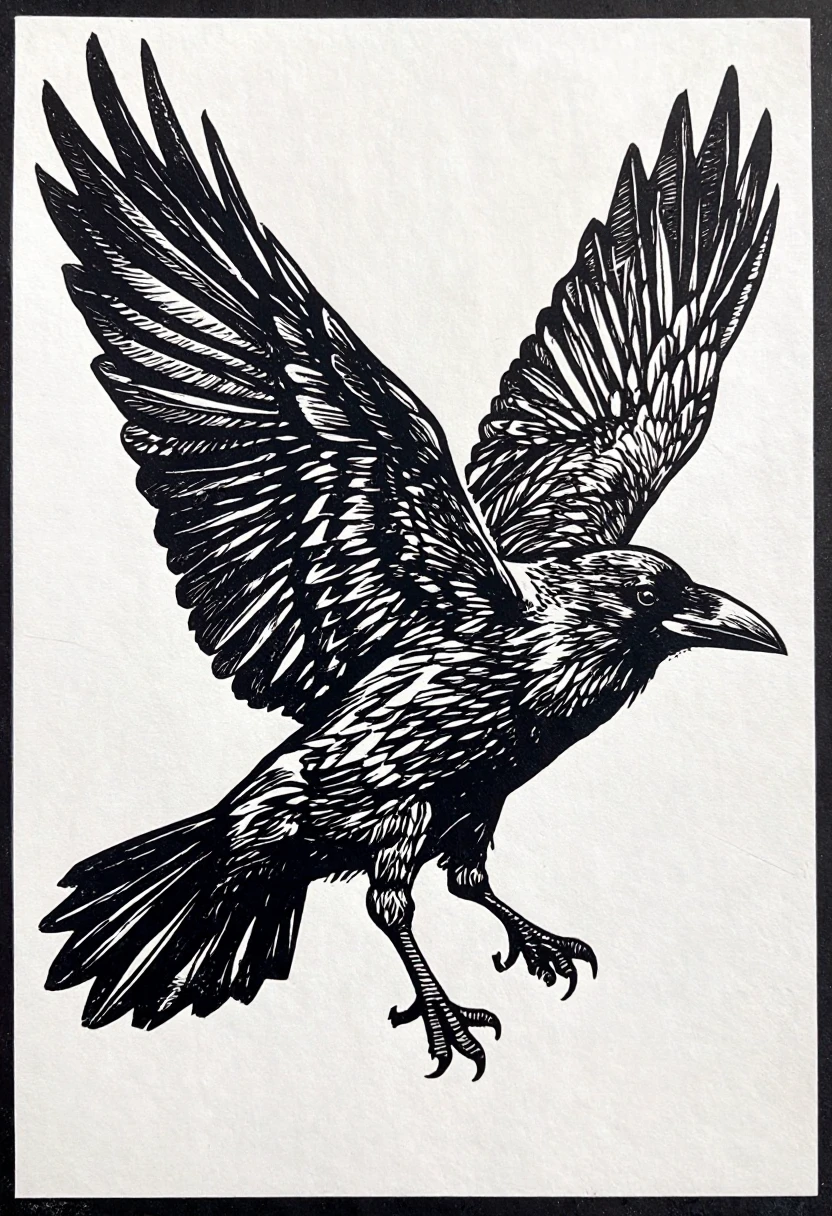 psxLino - Linocut/Woodcut Style LoRA v1.0