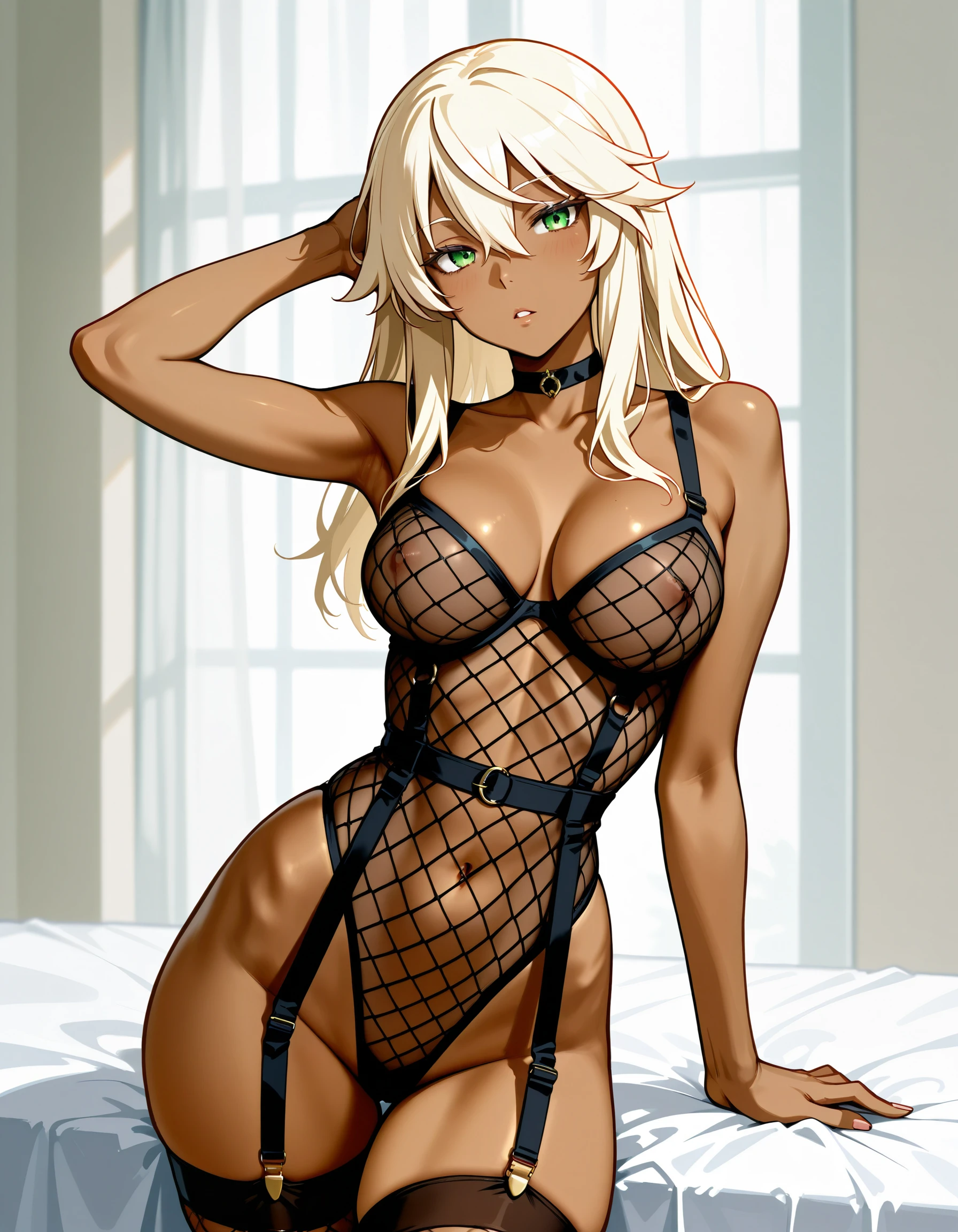 Aria Fishnet Leotard illust