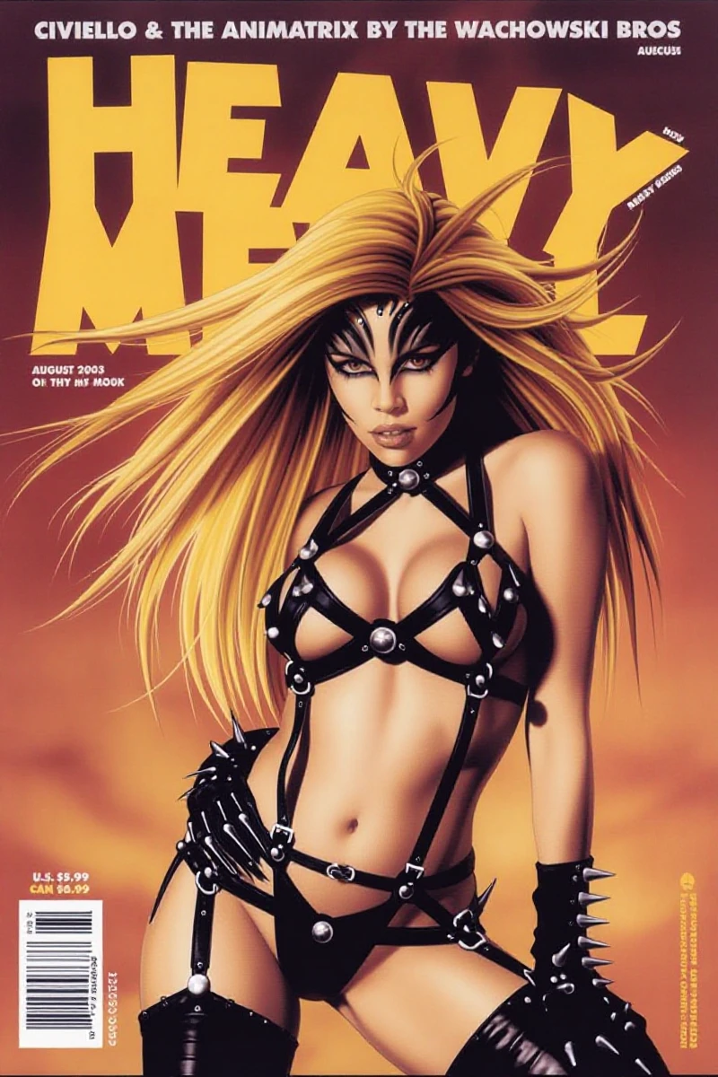 zimage-turbo lora - heavy metal magazine cover v1.0