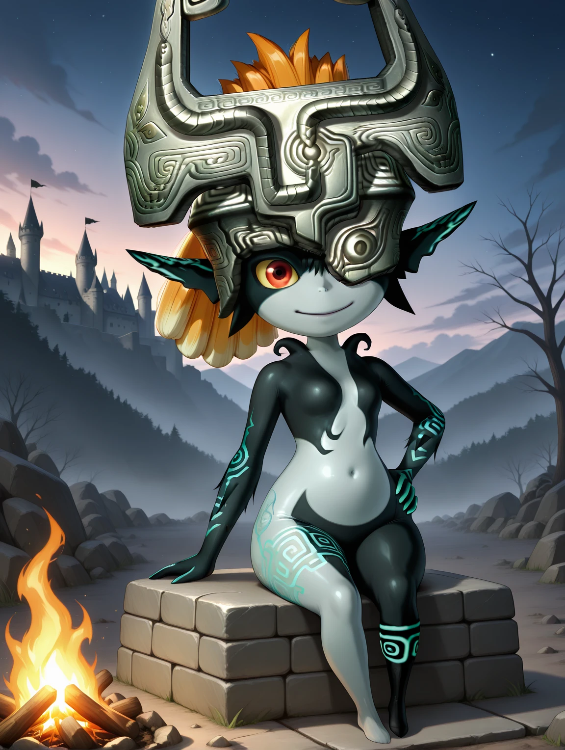 Midna - LoZ : Twilight Princess / Hyrule Warriors V2 - Helmet Begone!