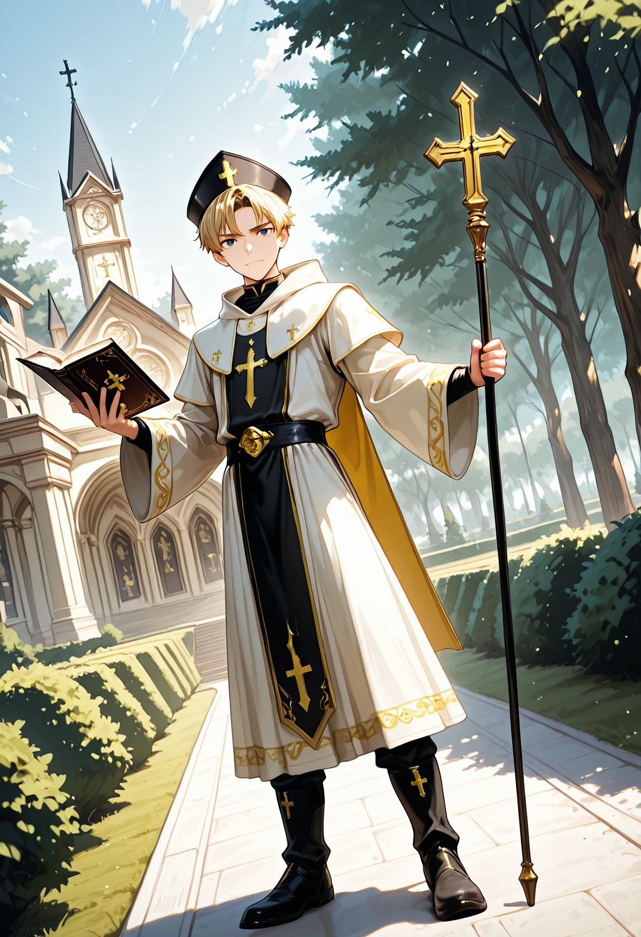 male priest dressing in RPG game (ill) V1