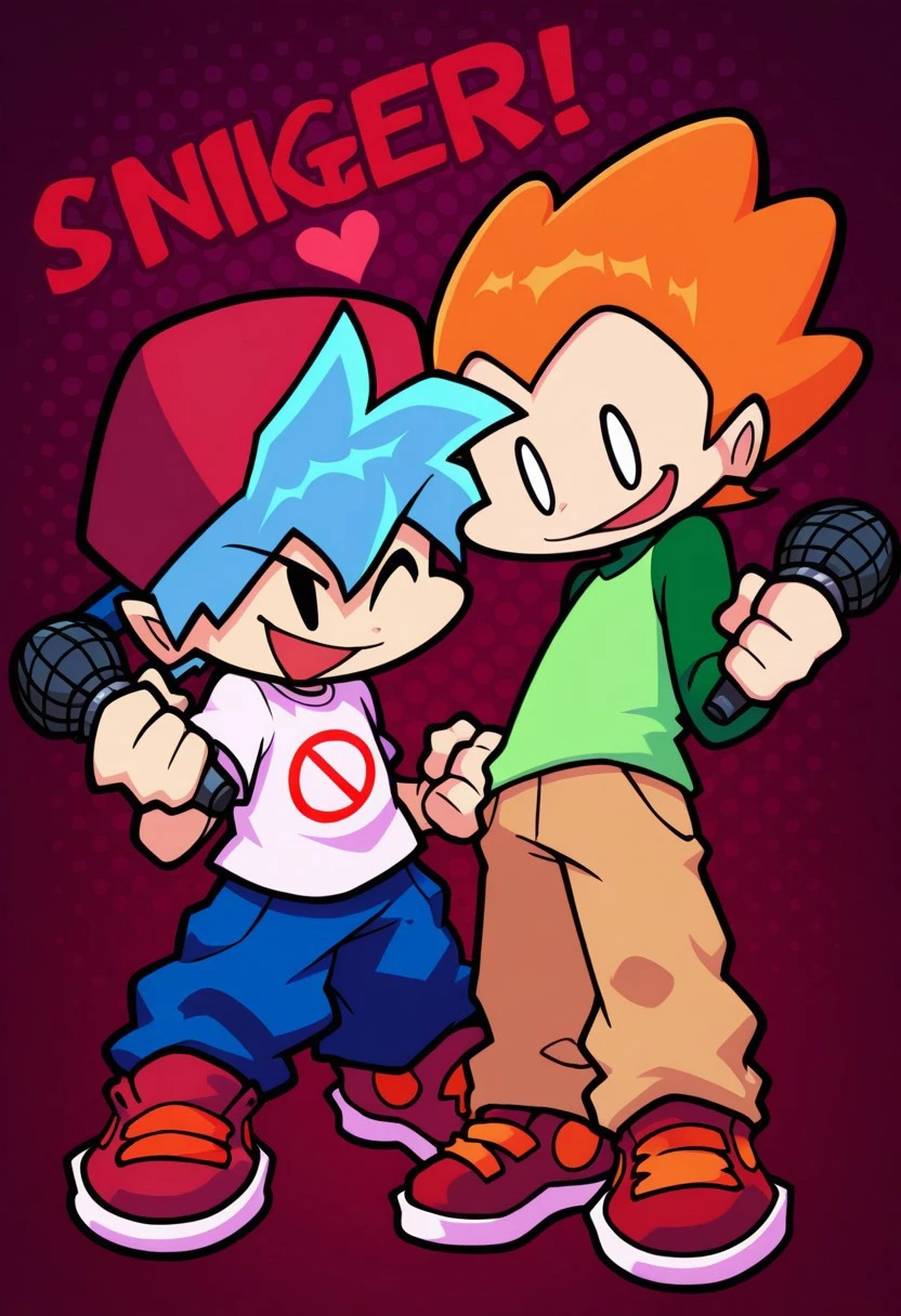 Boyfriend and Pico - Friday Night Funkin'/Pico's School V2