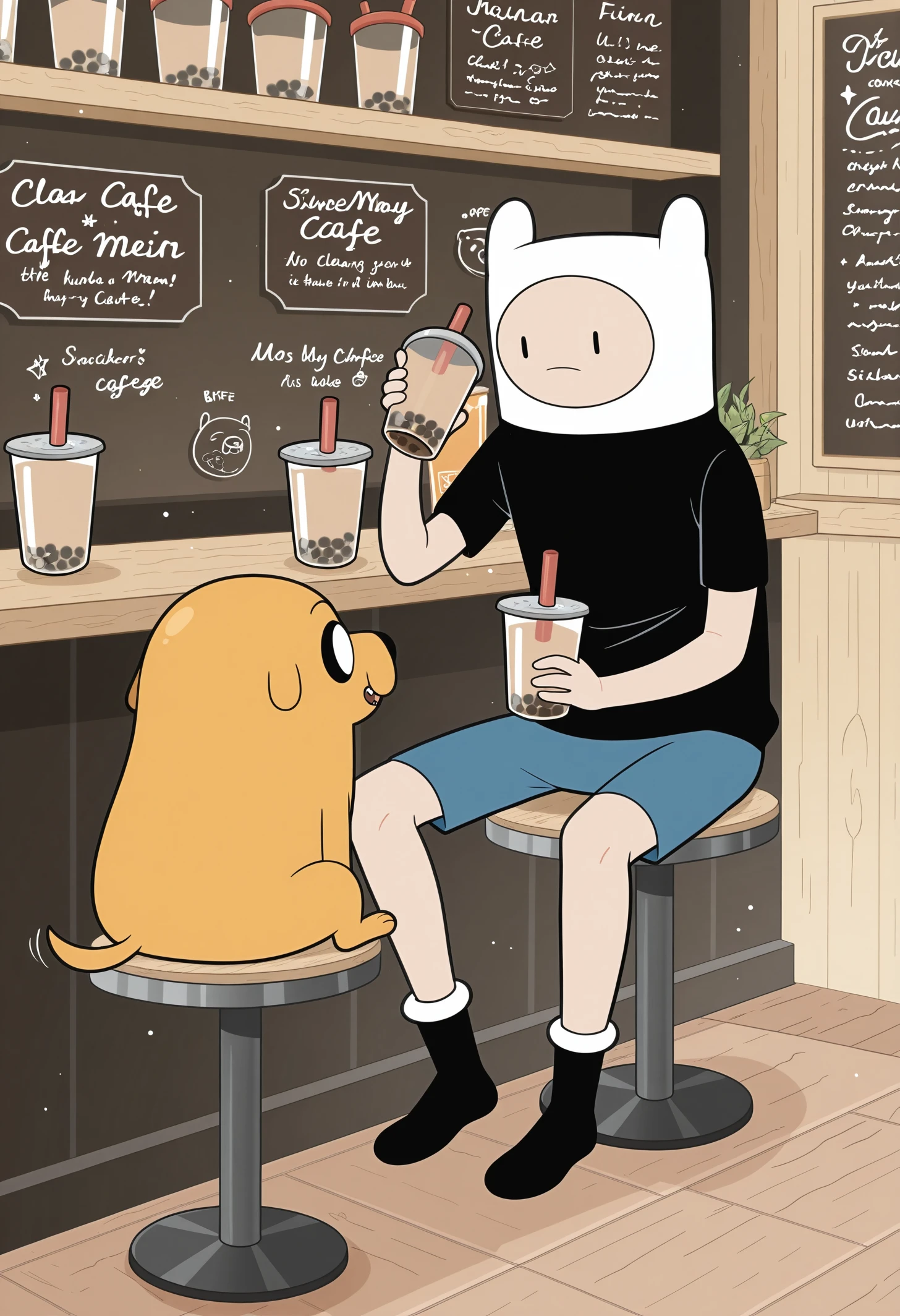 Finn Mertens & Jake the Dog | The Adventure time cartoon Illustrious