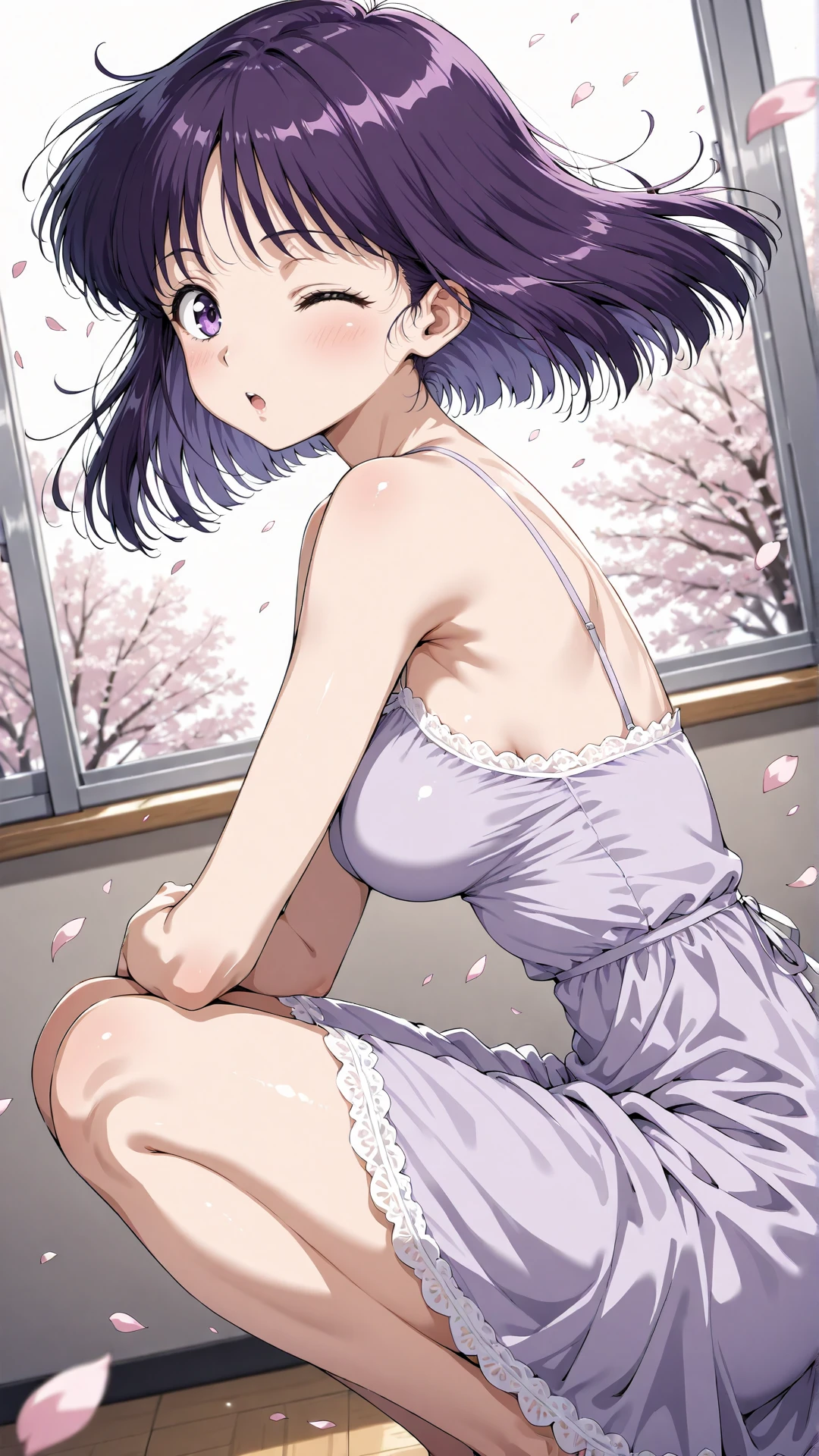 Hotaru Tomoe (土萠 ほたる) / Sailor Saturn (セーラーサターン) - Sailor Moon (美少女戦士セーラームーン) V1