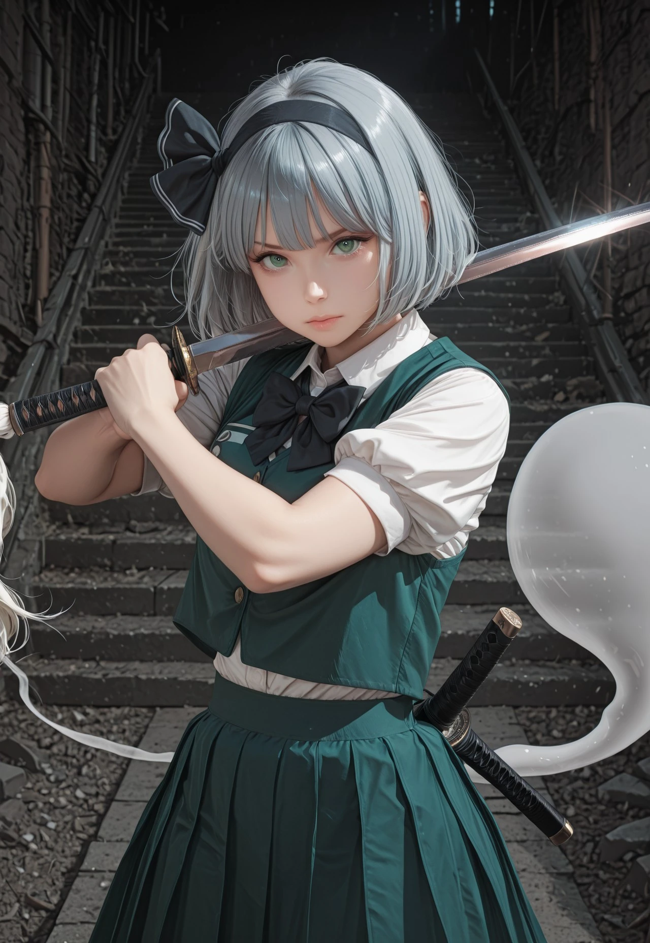 Youmu Kompaku - Touhou Project Illustrious Version