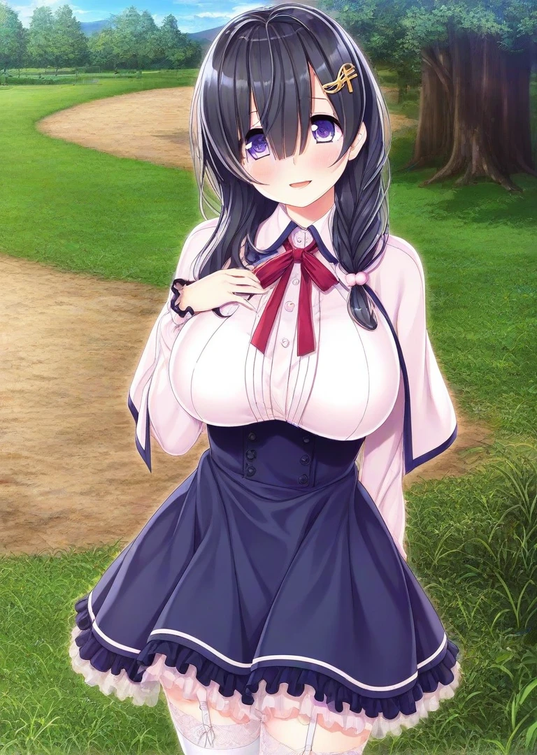 天宮芽衣子 Amamiya_Meiko  (Kara no Shoujo -Bishoujo Gakuen 1-) illustrious_XL