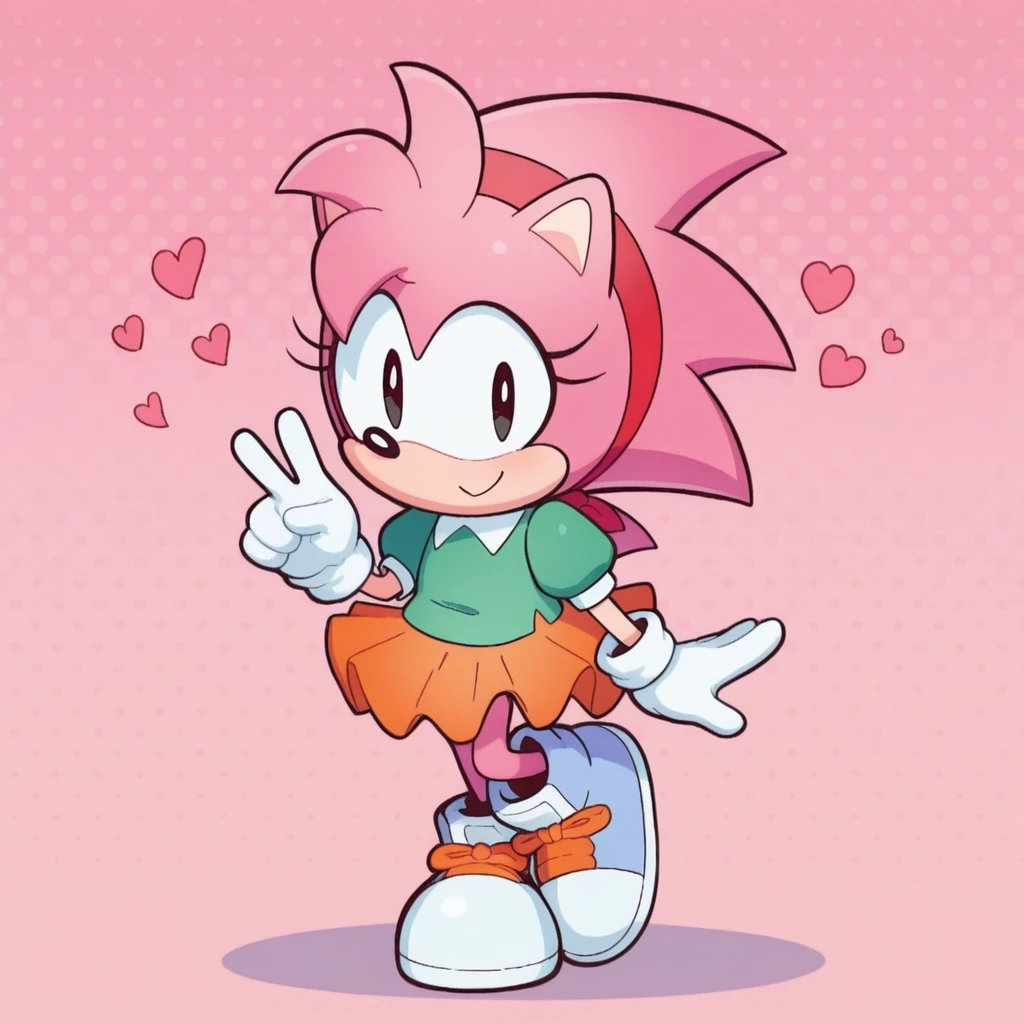 Classic Amy Rose - [Sonic The Hedgehog] ~ (Illustrious) V1