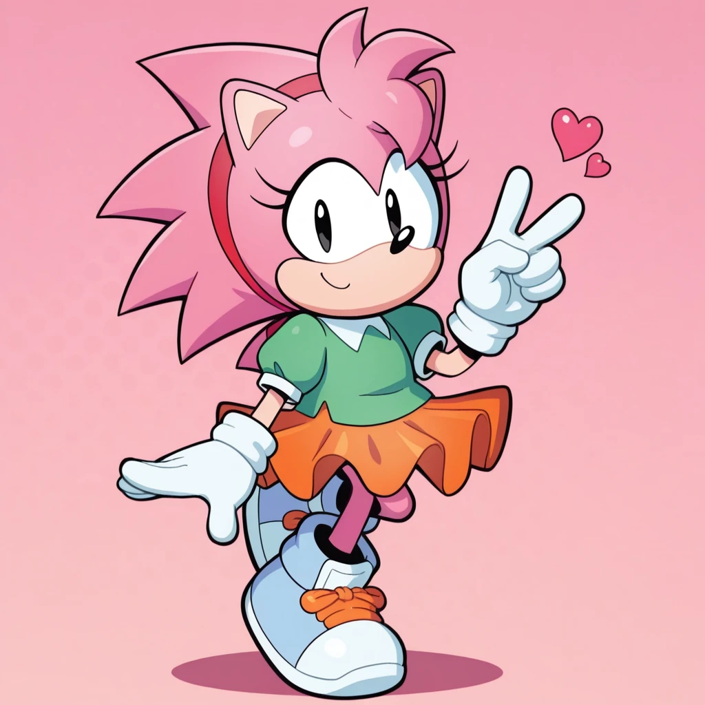 Classic Amy Rose - [Sonic The Hedgehog] ~ (Illustrious) V1