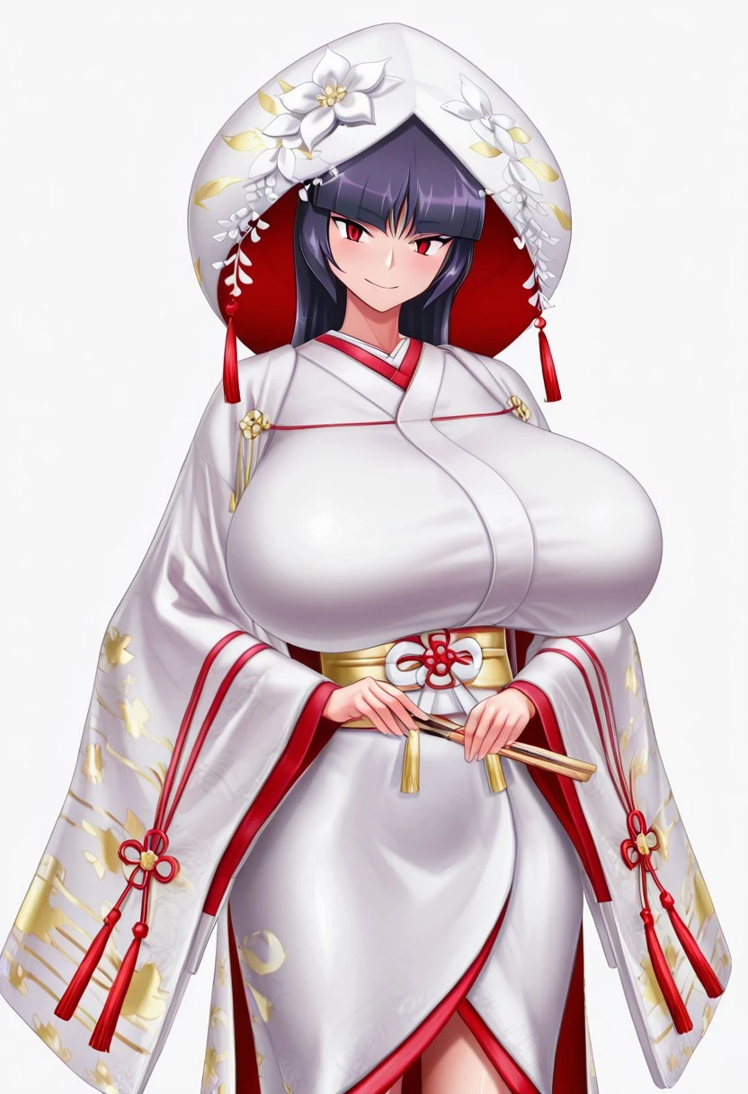 Phantom Wedding Dress Shiranui Mizuki Costume - Action Taimanin Illustrious