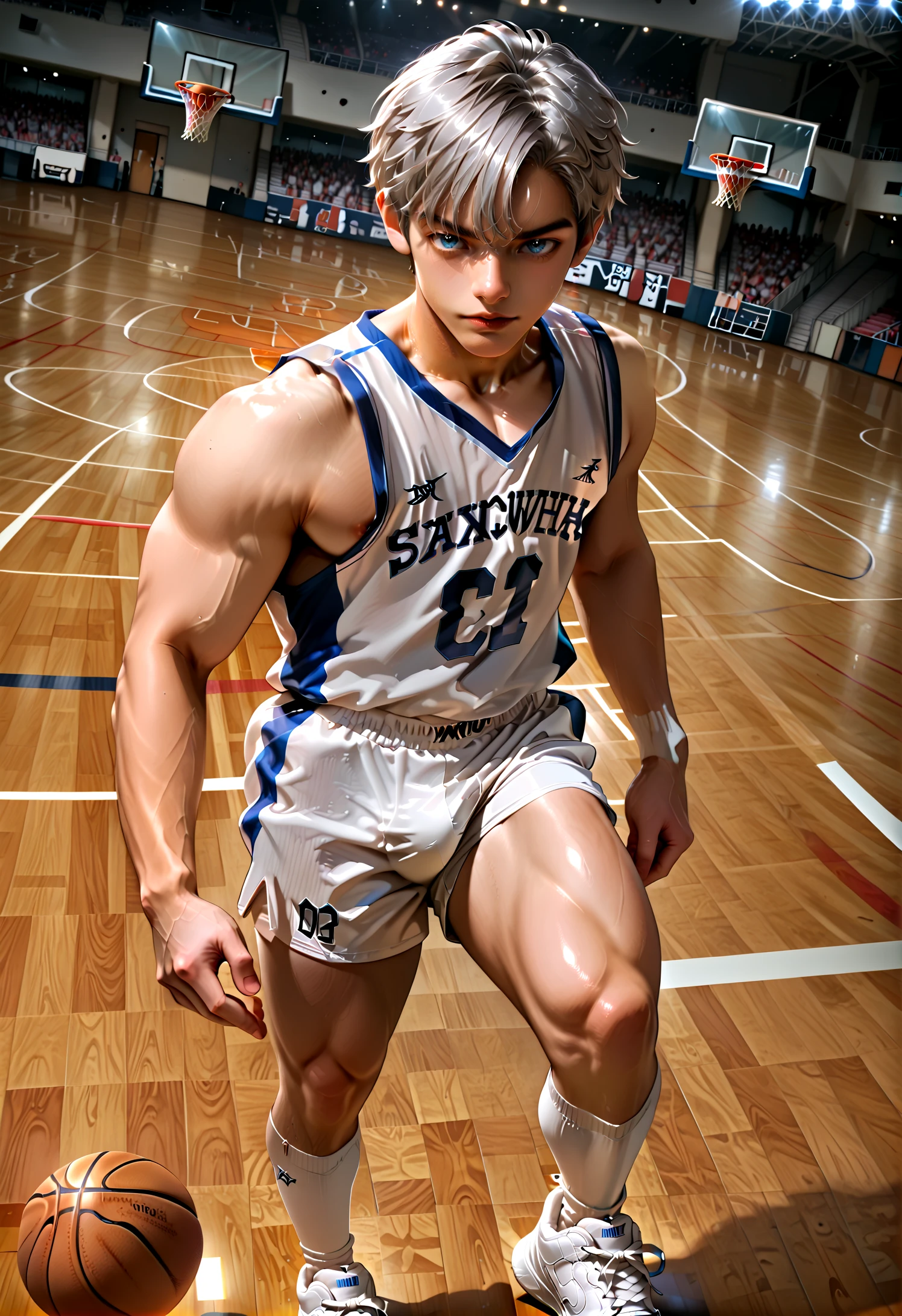 basketball with little shorts (Pony) V1