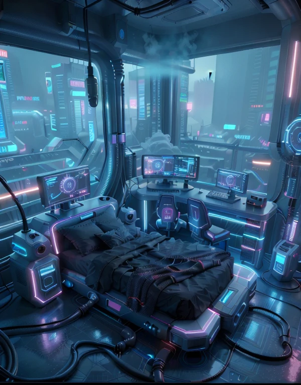 ROOMS : Cyberpunk Bedrooms V1