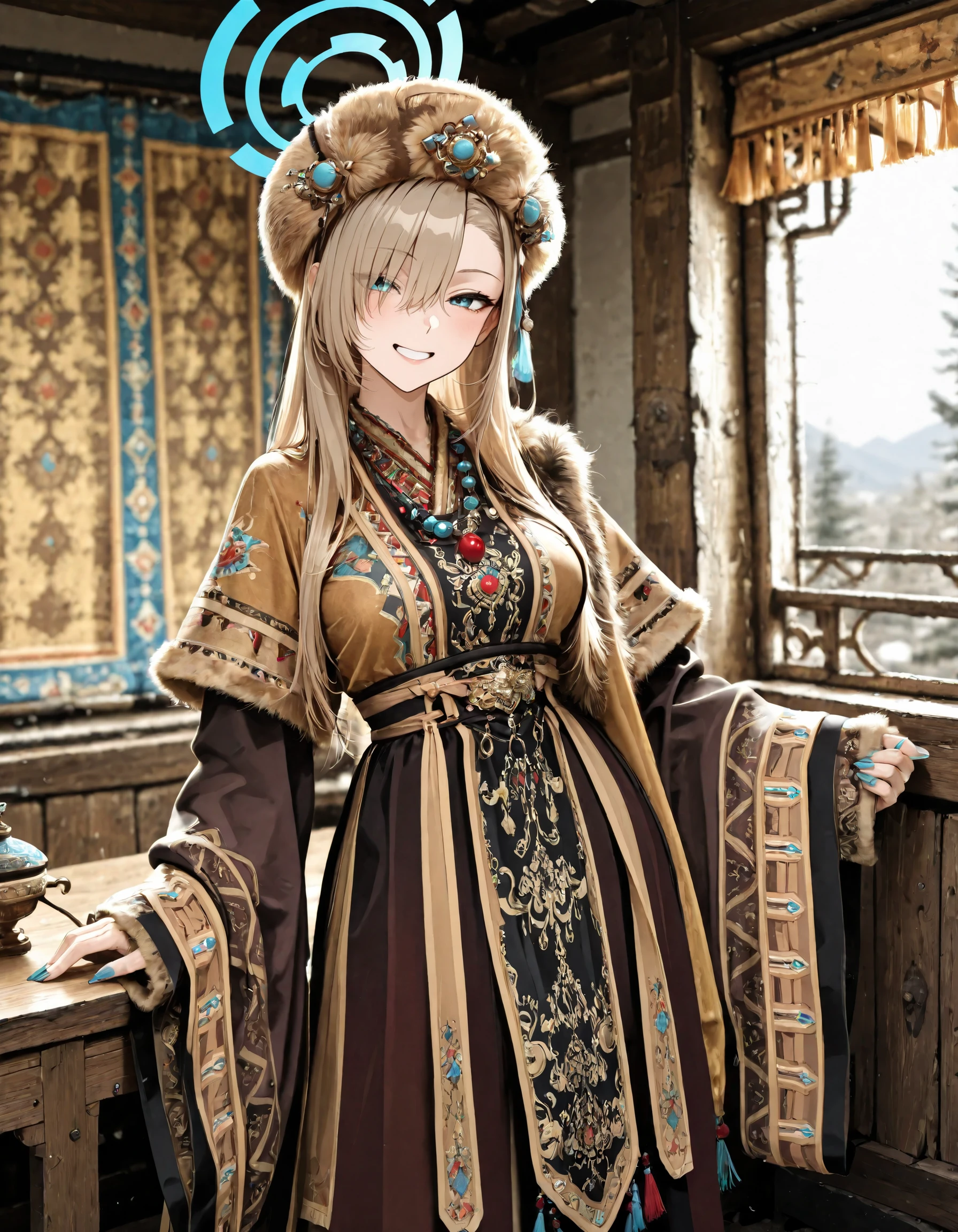 Tibetan Autumn Hanfu illust