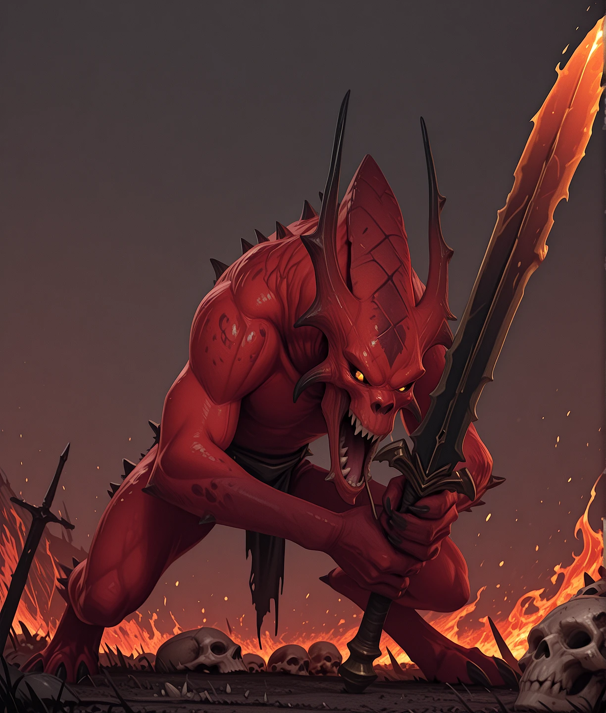 Bloodletter of Khorne - Grimdark 40,000 (Illu) v1.0
