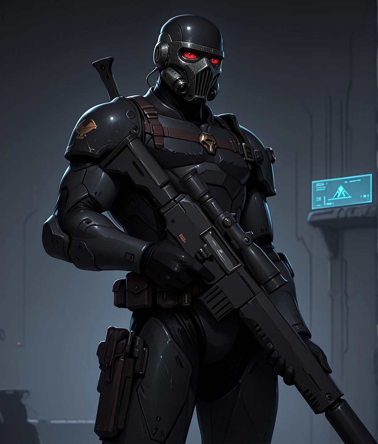 Vindicare Assassin - Grimdark 40,000 (Illu) v1.0