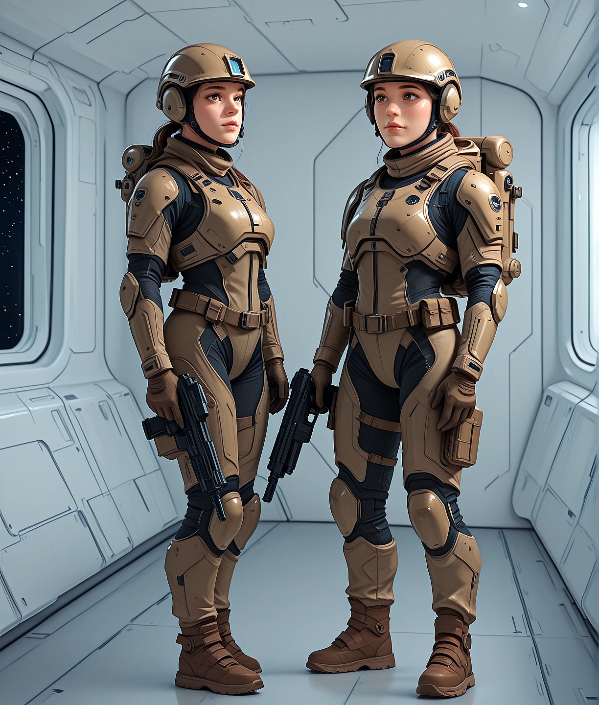 Near-Future Science Fiction Armor (Illu) v1.0