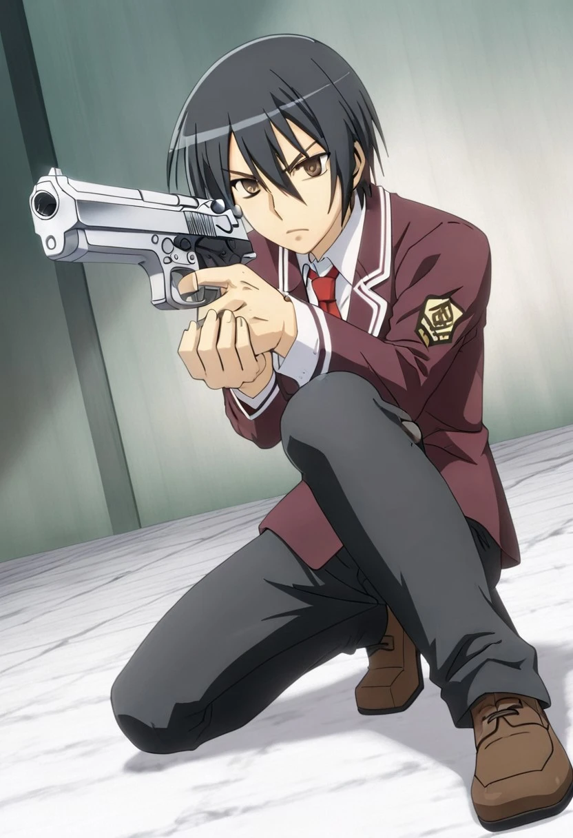 Kinji Toyama from Aria the Scarlet Ammo/Hidan no Aria v1.0