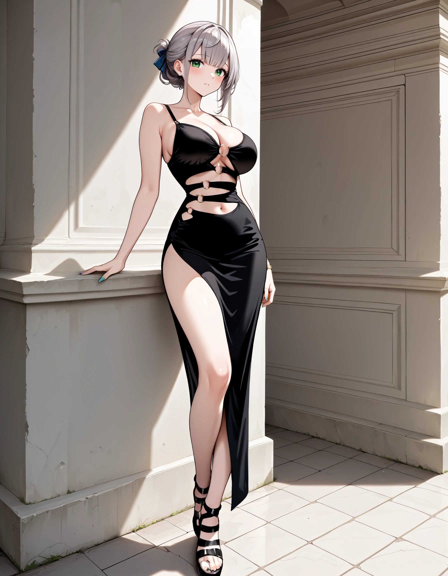 Hollow Bodycon Dress illust