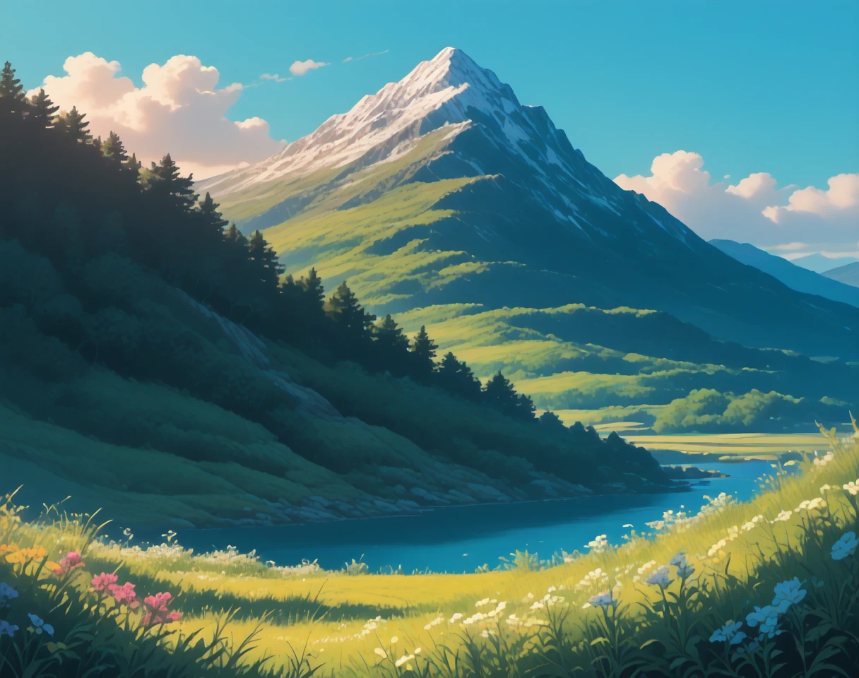 Ghibli Background (Landscape) (Pony) (AD) v1.0