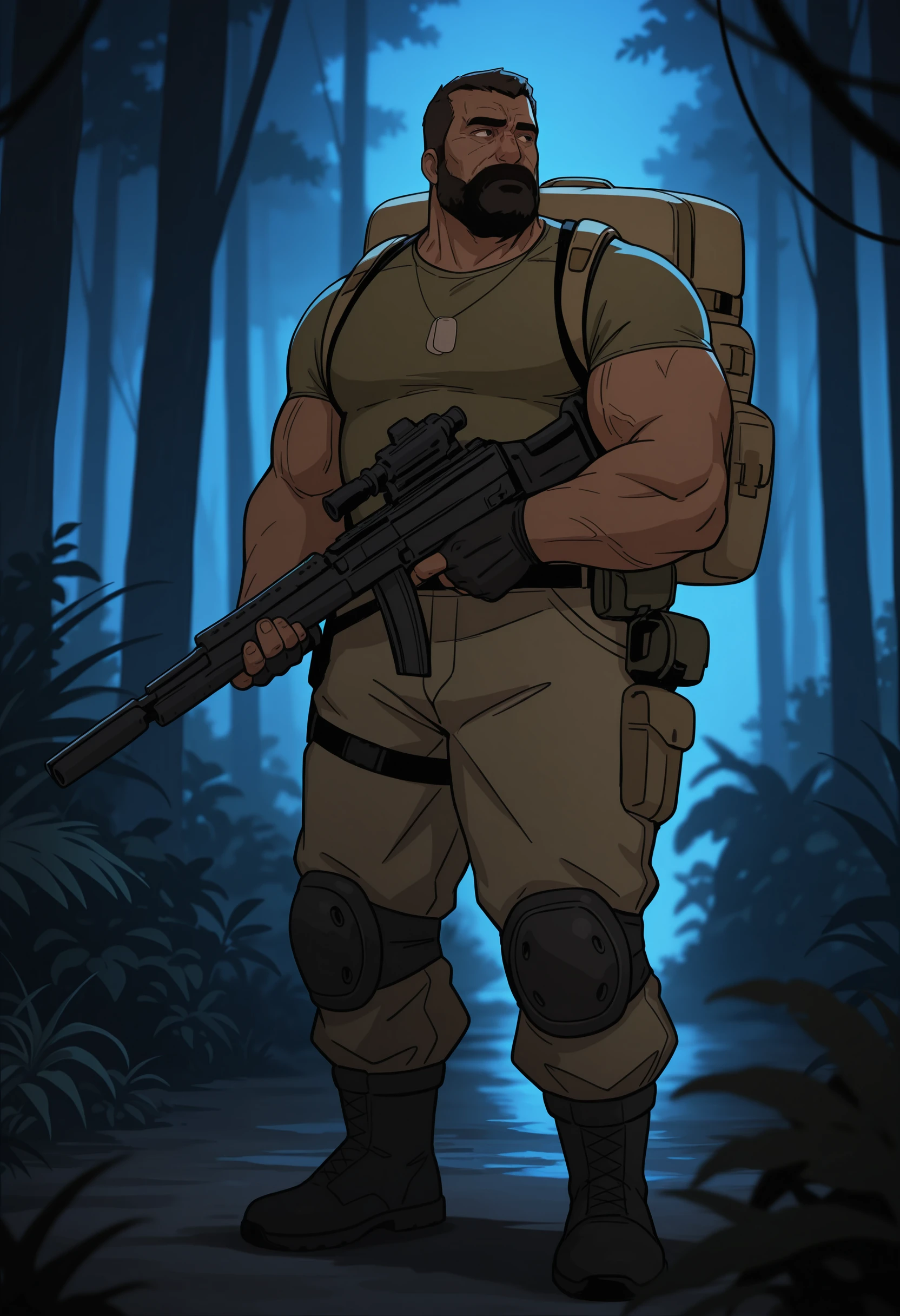 Sergeant Nielsen - Love, death & robots Nielsen