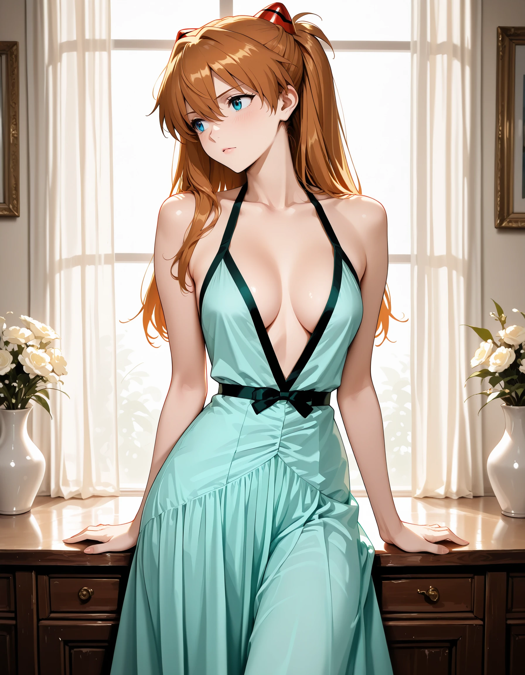 Retro Plunging Neckline ???????????? illust
