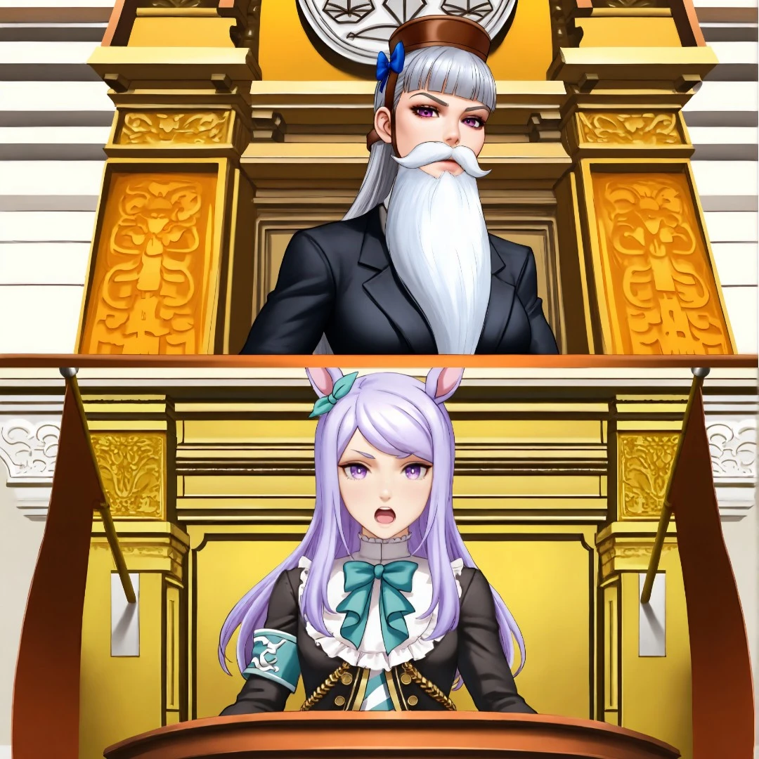 Ace Attorney Meme - Witness Stand - Judge Stand |ChenkinNoob-XL-V0.1| ChenkinNoob-XL-V0.1