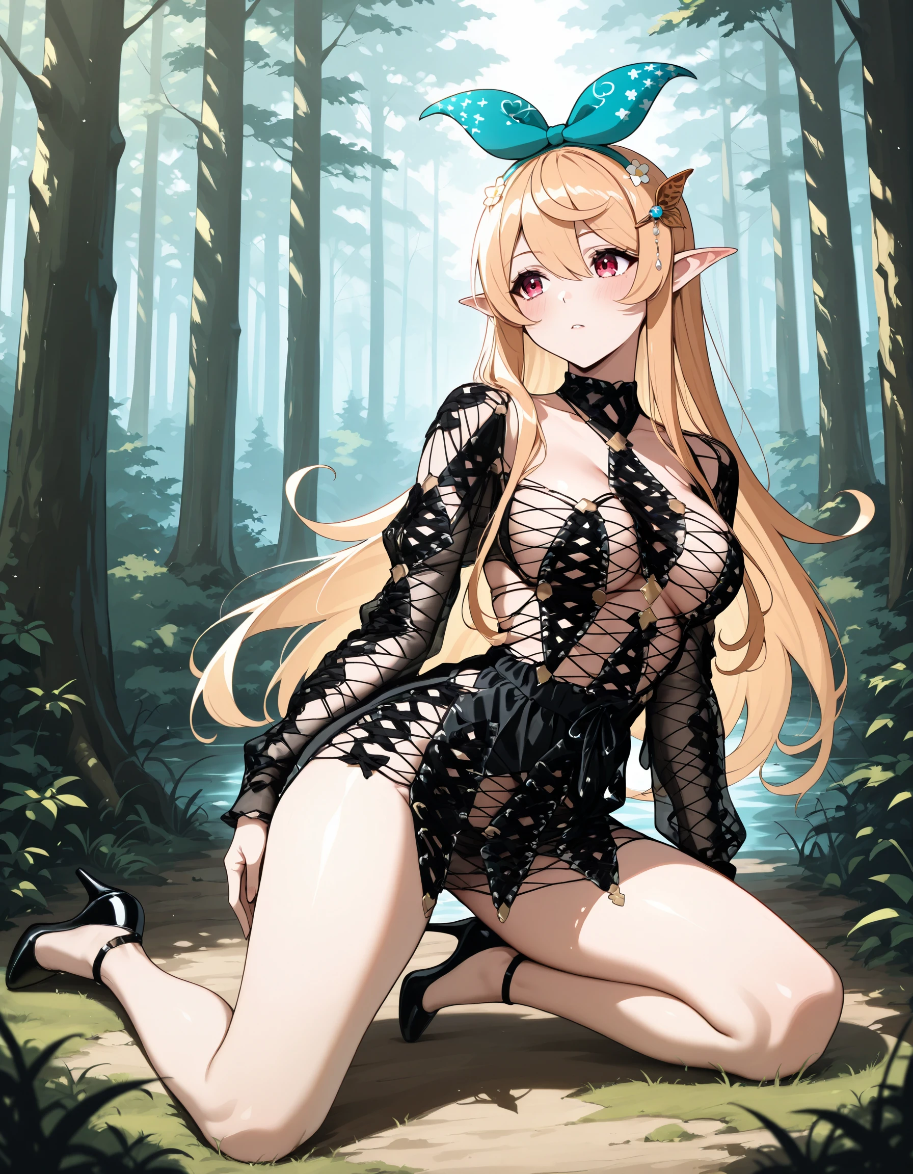 Avant Garde Cross-Laced Dress illust