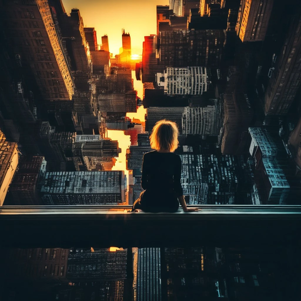 Non-Euclidian Cityscape V1