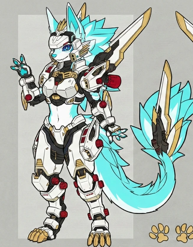 Liger Zero (anthro ver) v1.0 IL