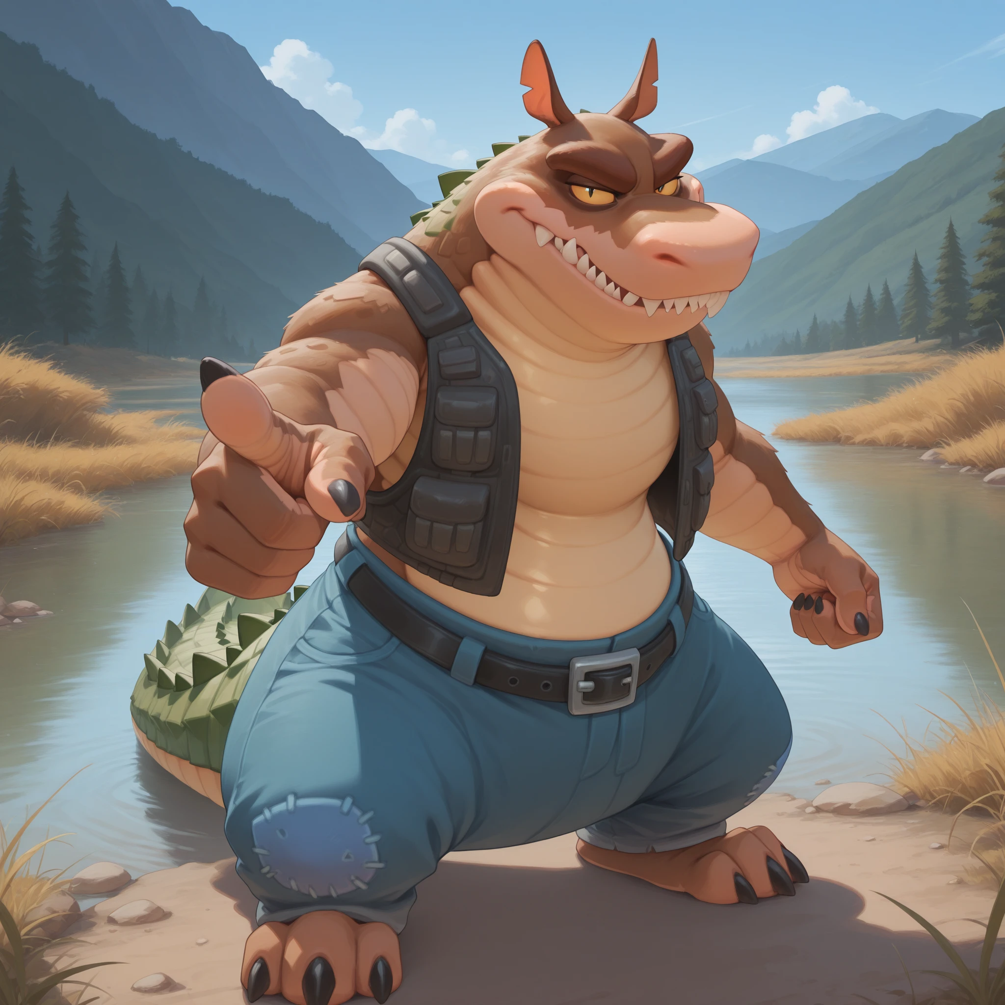 Dingodile - Crash Bandicoot 4: It's About Time Illustrious